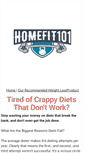 Mobile Screenshot of homefit101.com